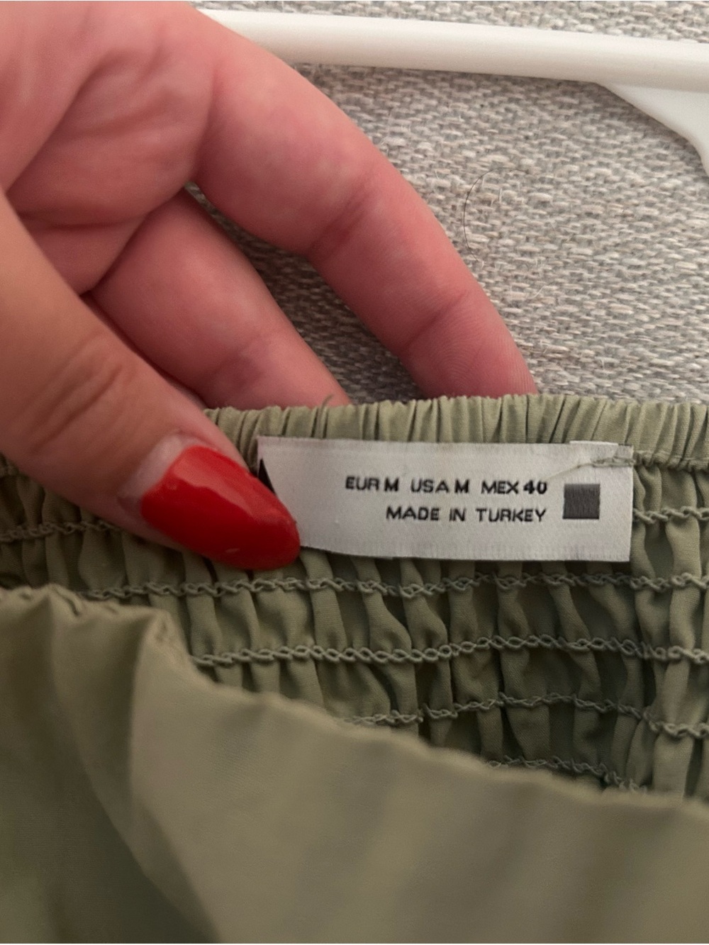 Zara Strapless Cargo Jumpsuit in Olive Green - Picture 3 of 4